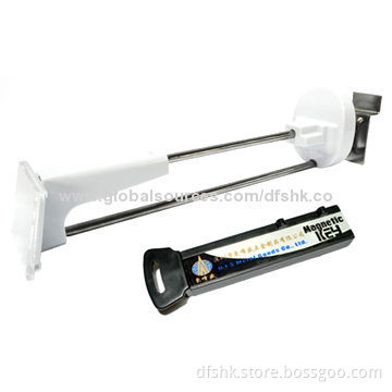 Hot Sale Retail Store/Exhibition slatboard Security Display Hanger with Magnet Key and Price Tag